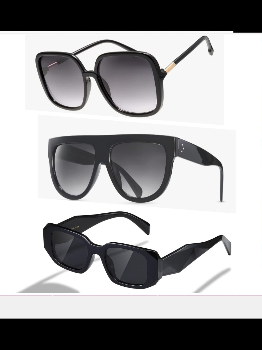 Women’s Variety Fashion Sunglasses (3 In Bundle)